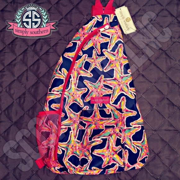 simply southern sling backpack